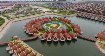 Tangshan Bay International Tourism Island Yuedao 관광 지원 인프라 복원 단계 I 강원 랜드 슬롯 머신 종류